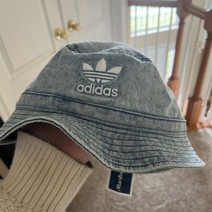 Adidas unisex denim bucket hat
